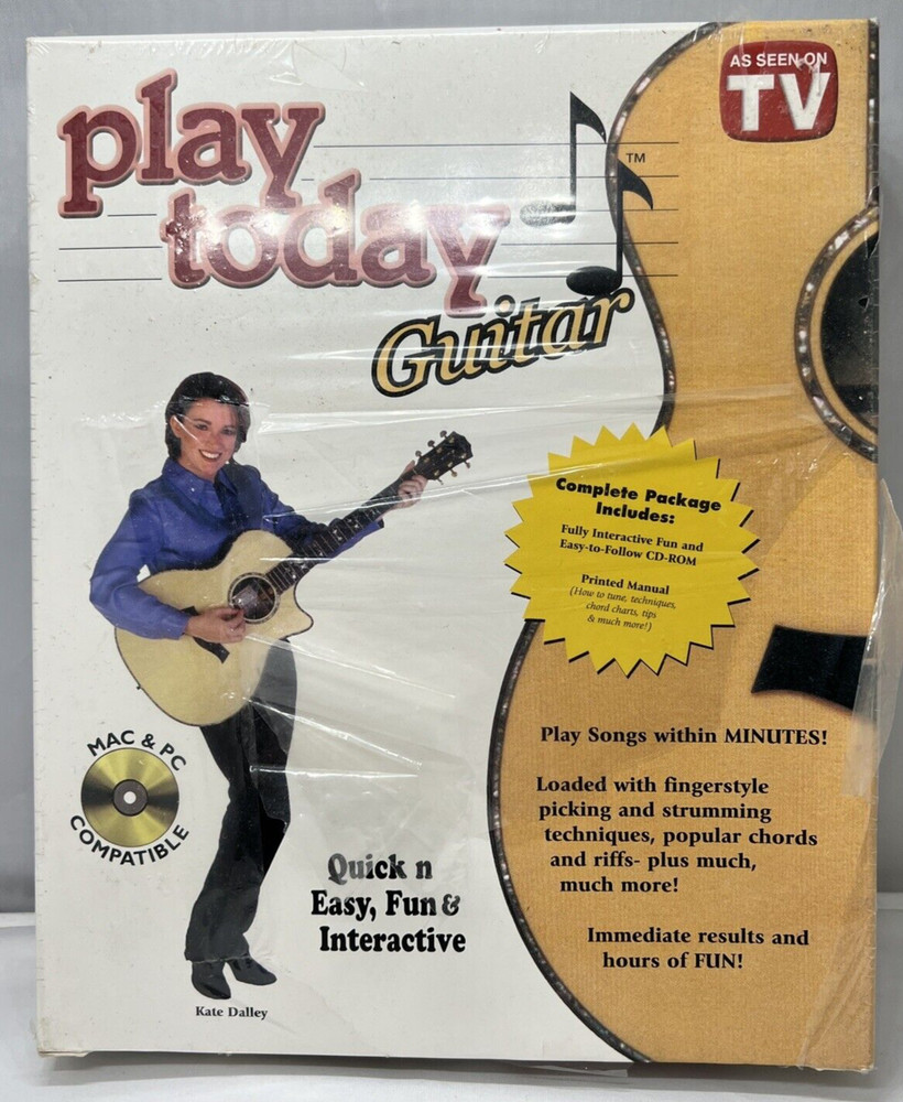 GUITAR: Play Today - Quick & Easy, Fun and Interactive  [CD-ROM] 670849010647
