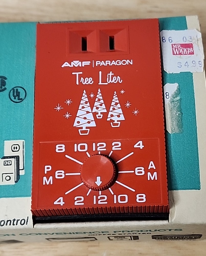 AMF Paragon Tree-Liter Model XTLI-O Vintage Christmas Tree Controller NOS