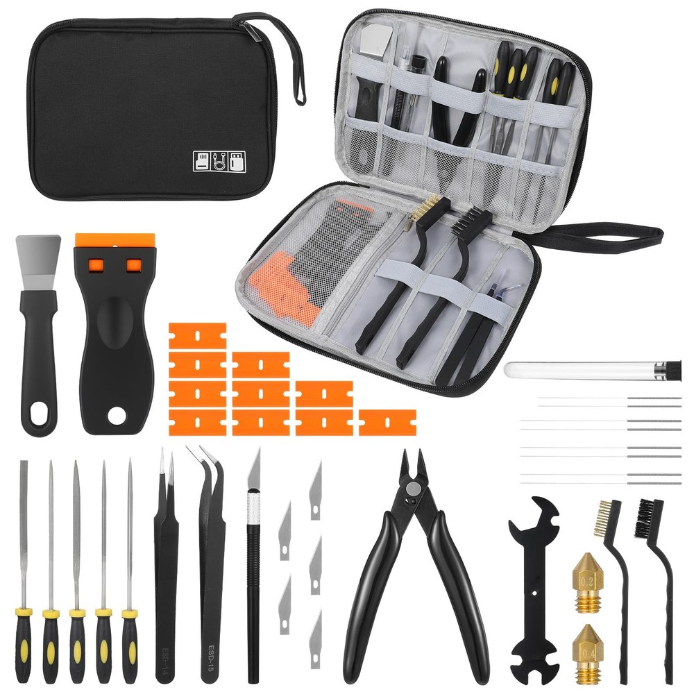 43 Pcs 3D Printer Tools Kit, 3D Printer Accessories Compatible with All FDM/S...