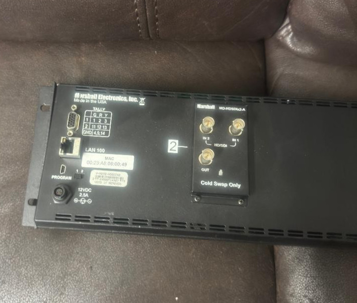 Marshall Electronics Dual High Resolution LCD V Model MD72-HDSDIX2 7"inc @M7