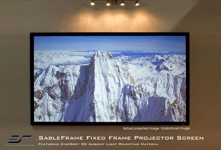 Elite Screens ER100DHD3 Sable Frame Series 100" Fixed Frame Projection Screen