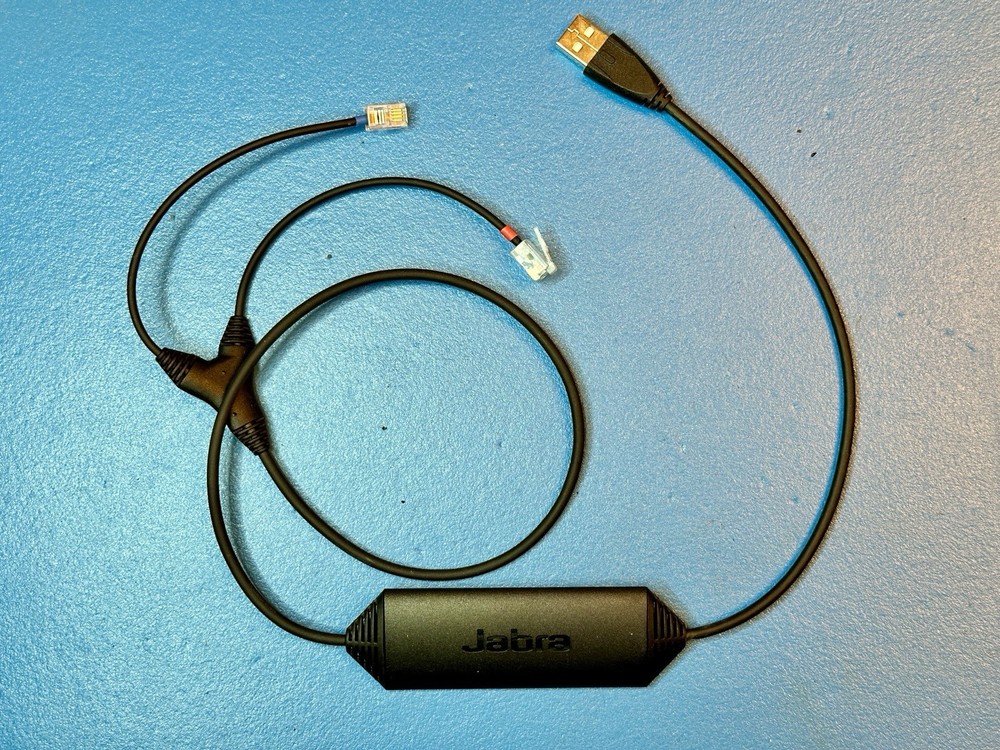 Jabra Link 14201-30 ENC006 EHS Adapter Cable USB Desk Phones Headset Interface