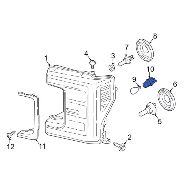 Genuine Ford Socket JL3Z-13411-A