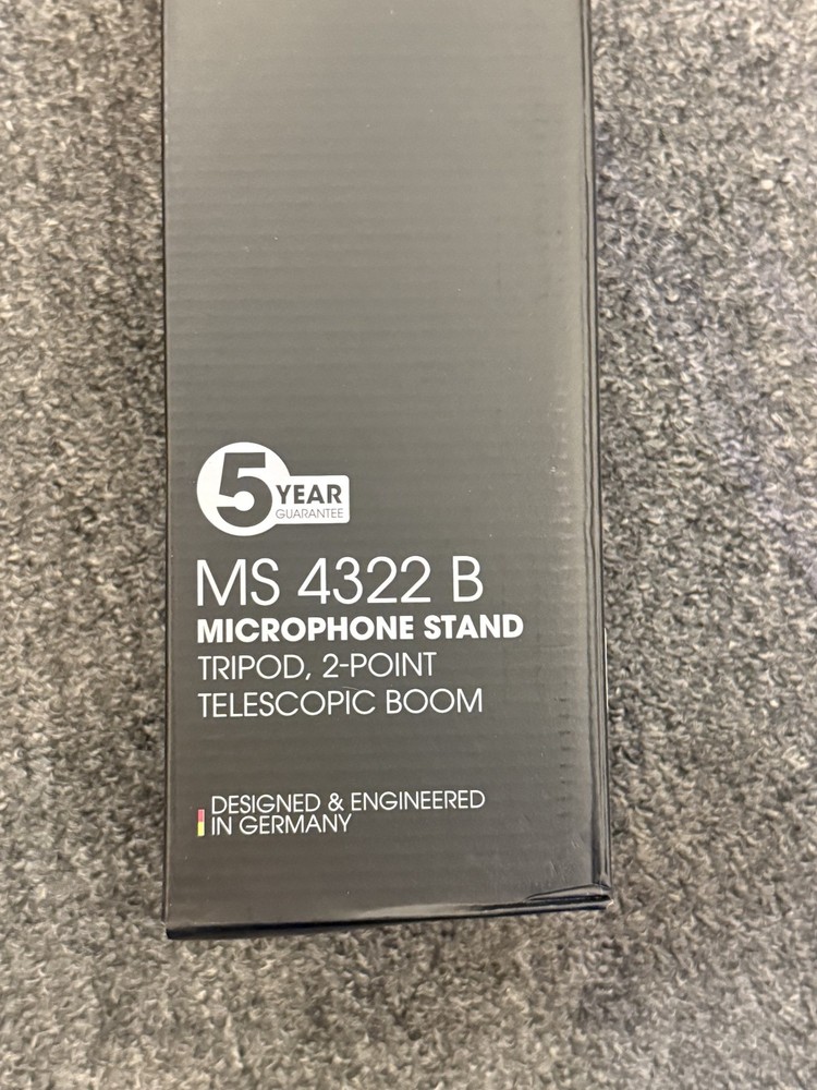 Gravity Adjustable Boom Stand Microphone Stand White MS 4322 W