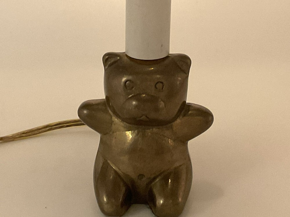 Teddy Bear brass light