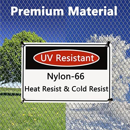 Black Zip Ties Heavy Duty 20 Inch Outdoor, 250lb Extra Large Assorted Sizes