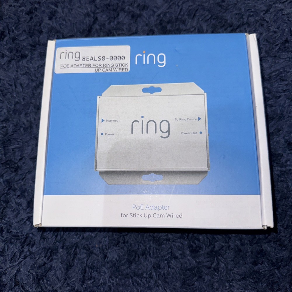 Ring - Poe Adapter For Stick Up Cam - Wired - New
