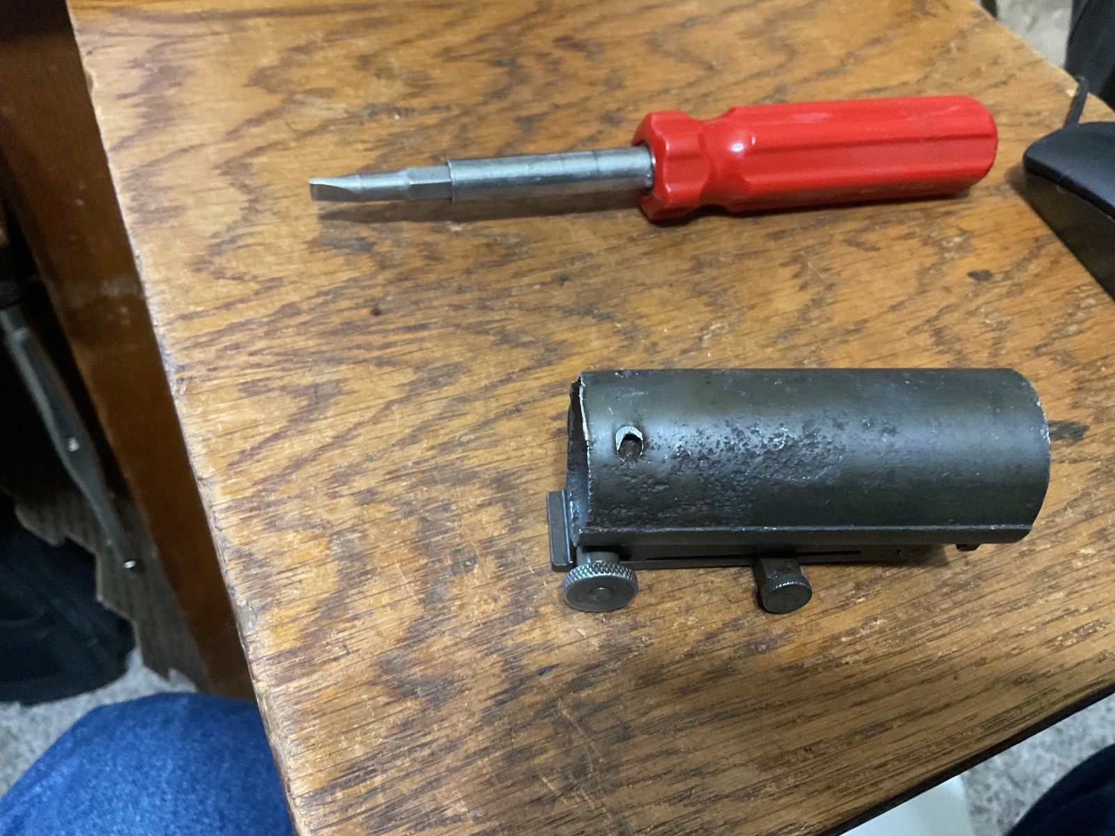 Springfield 1903 rear sight sleeve with functional sight