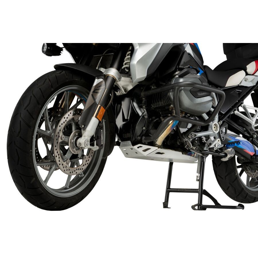 Puig Skid Plate - Silver, Engine Guard Compatible 21574P