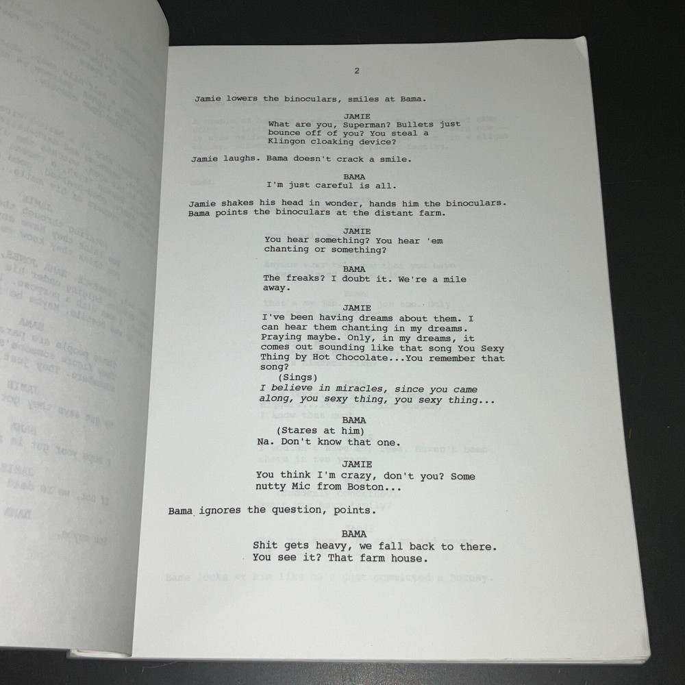 Standoff 1996 Movie Script Andrew Chapman Revised Draft Casting Notes COA