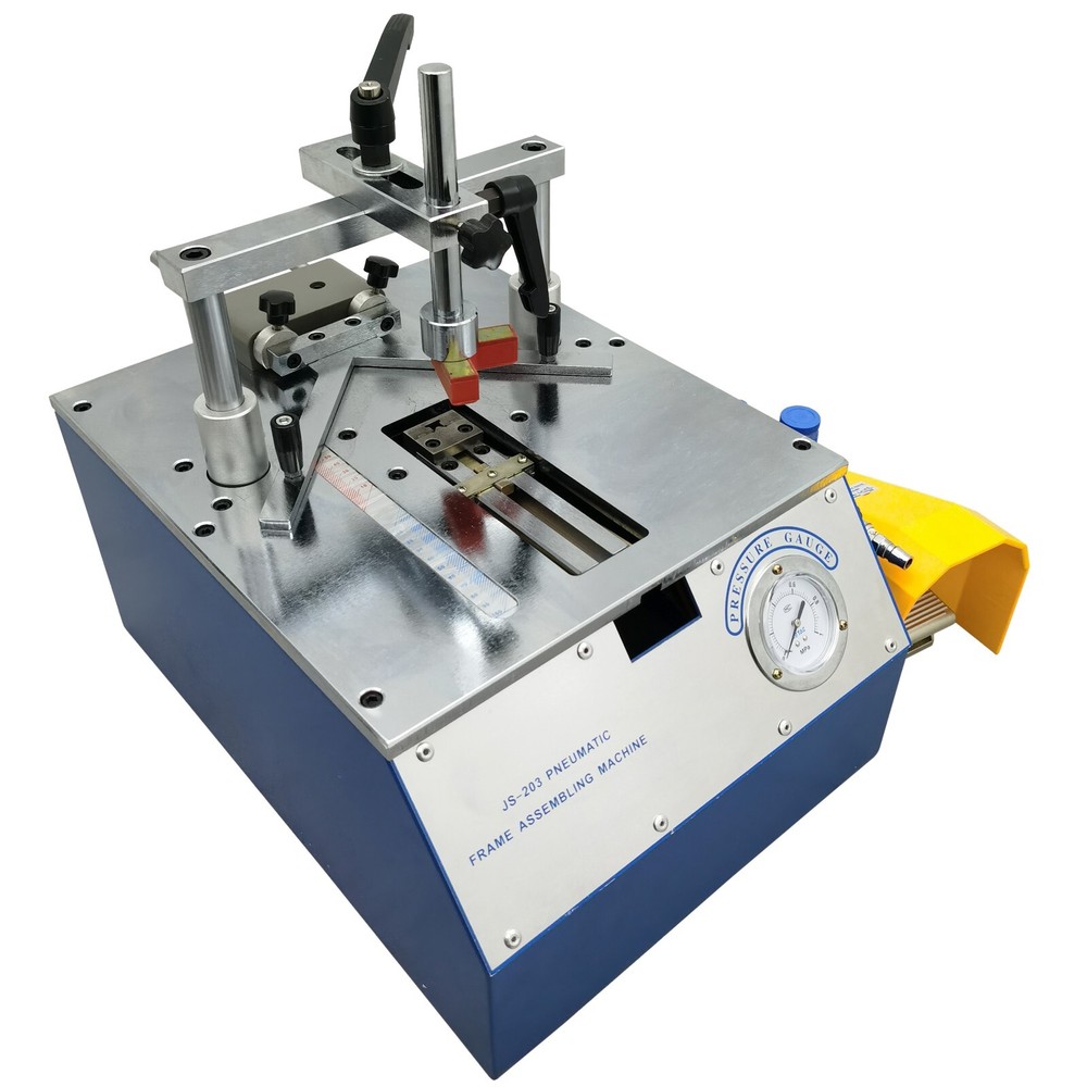Pneumatic Mirror Frame Angle Nailing Machine Seamless Wood Nailing Machine