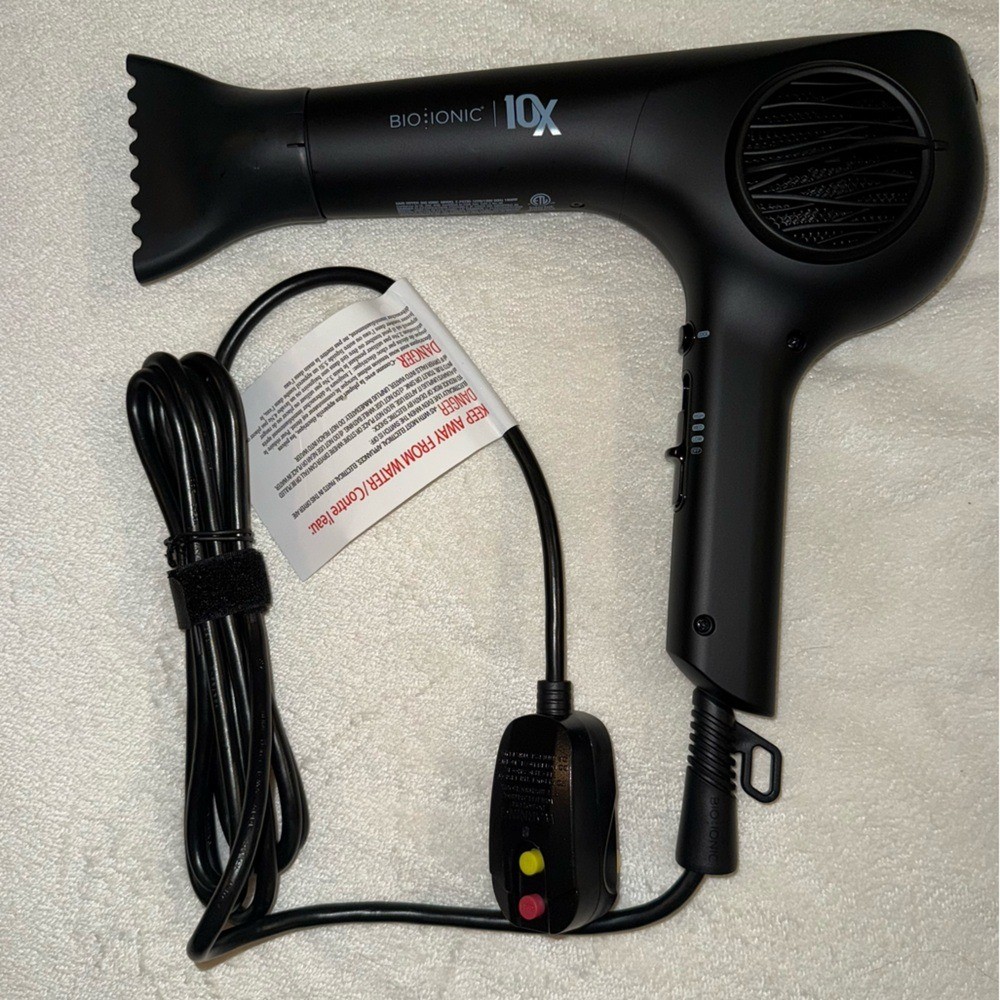 Bio Ionic 10X Pro Ultralight Black Speed Dryer
