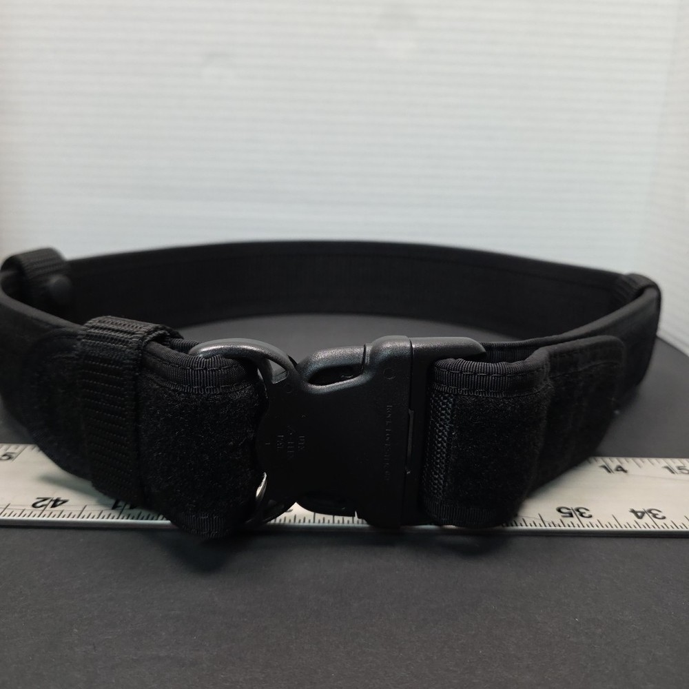 Tacnex Tactical Belt Size S Black Adjustable Hook And Loop