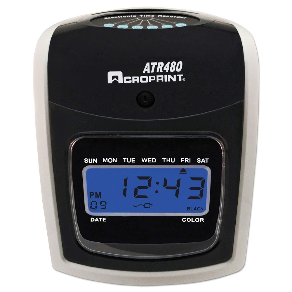 ATR480 Totalizing Time Clock Machine – Automatic Employee Attendance Recorder...