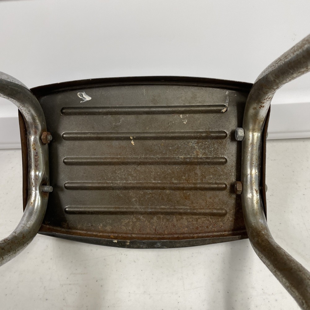 Griswold Two Step Stool Vintage Rusty Primitive Missing Nonskid Rubber ￼