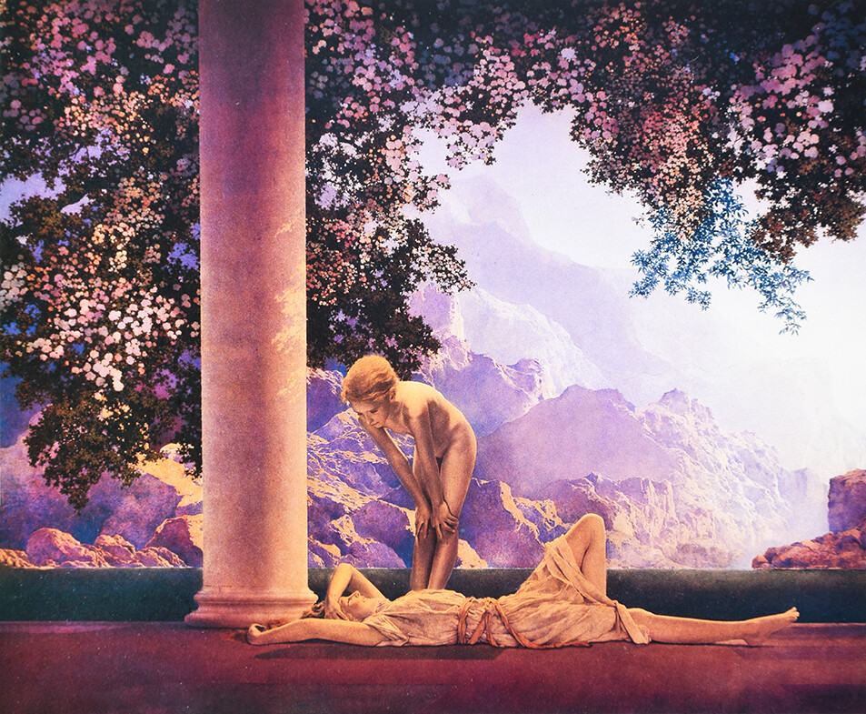 Daybreak by Maxfield Parrish