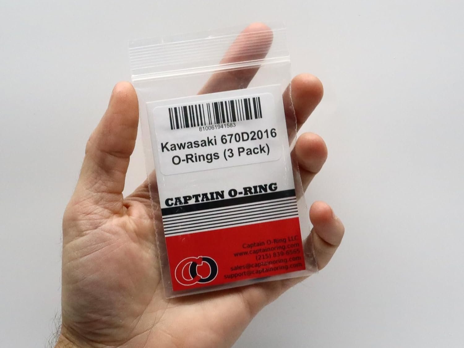 670D2016 / M88478 O-Rings for Kawasaki, John Deere (3 Pack)