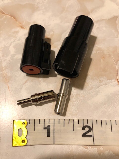 Deutsch DTHD 1-Pin Genuine Connector Kit 8AWG 60Amp Solid Contacts, USA