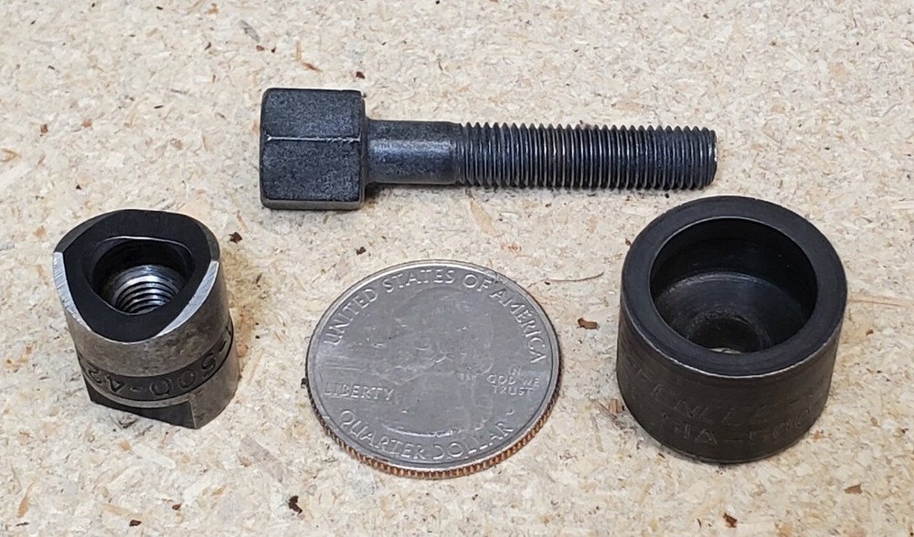 Greenlee No. 730 - 9/16" round metal punch set