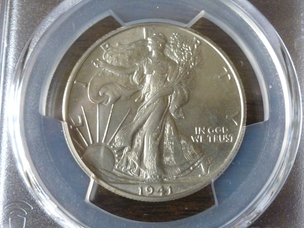 1941 Denver - Silver Walking Liberty Half Dollar - PCGS MS 62
