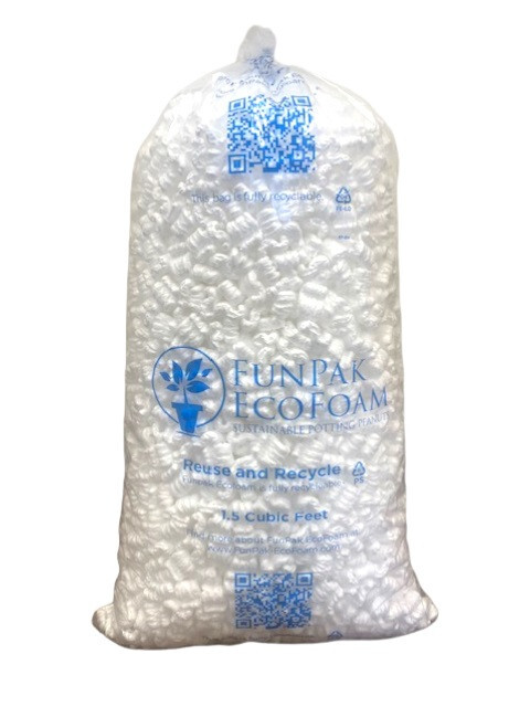 Bubblefast! FunPak EcoFoam Sustainable Potting Peanuts, 1.5 cu. ft.