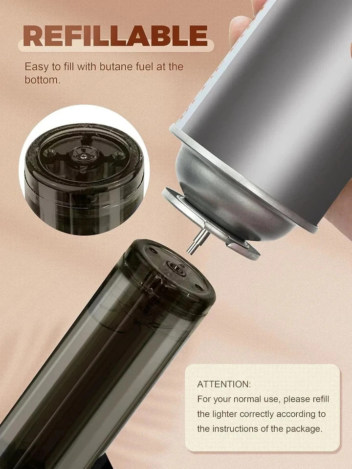 4 Pack Eagle Jet Torch Gun Lighter Adjustable Flame Windproof Butane Refillable