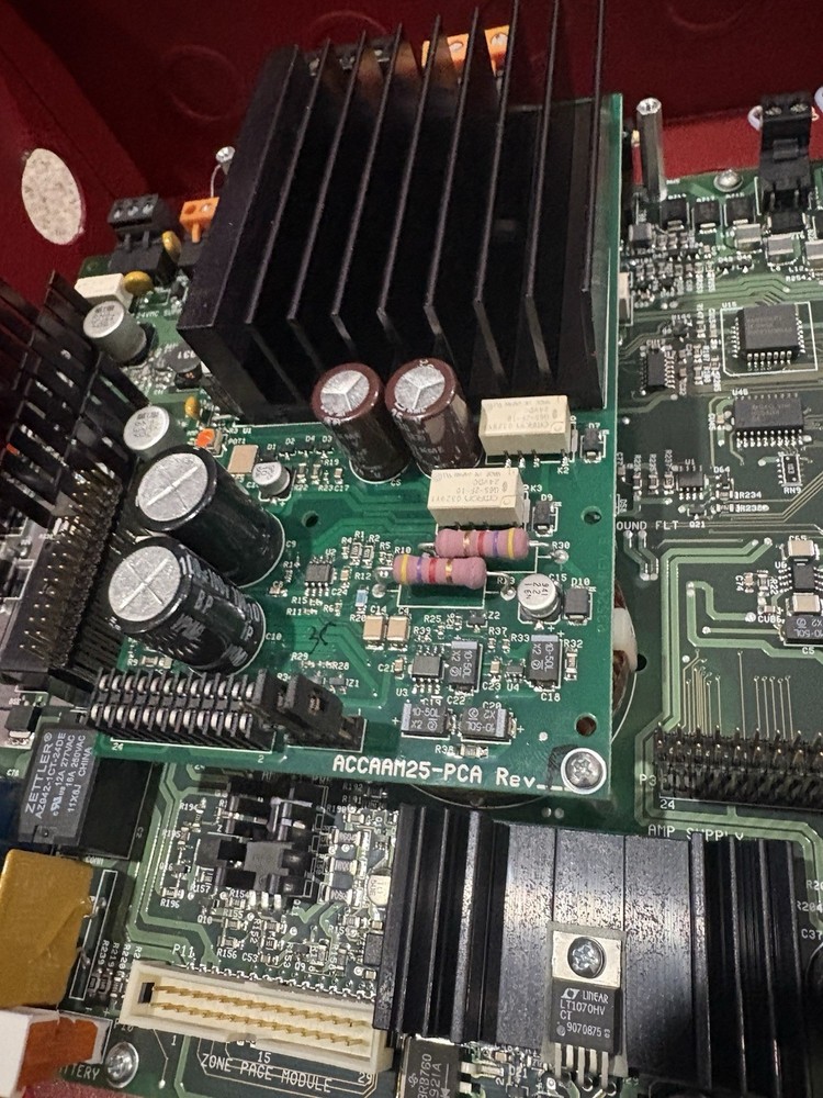 FireLite Acc-25/50 Voice Evacuation Panel. TECH TESTED. WITH CARDS