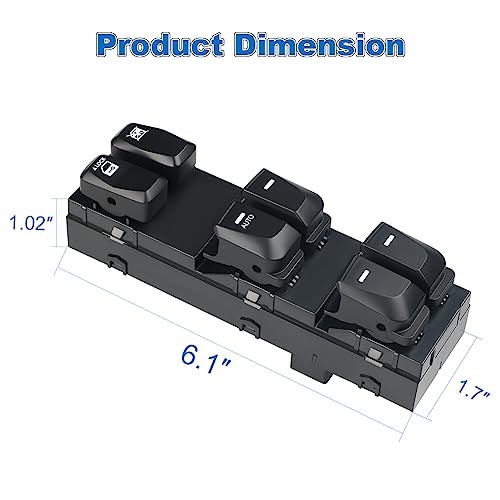 Master Power Window Switch Compatible with Hyundai Tucson 2010 2011 2012 2013