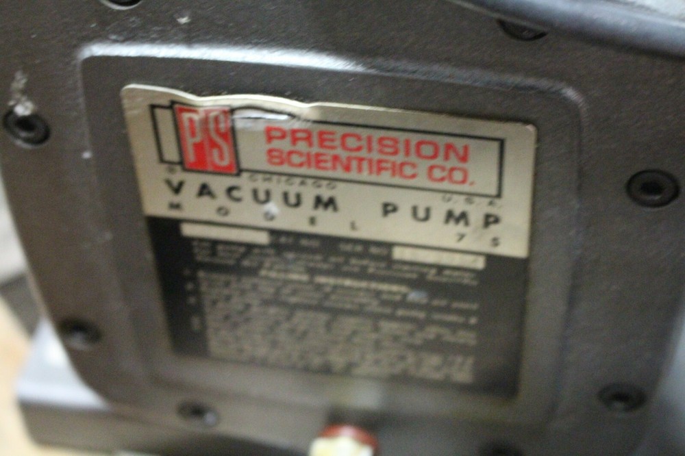 Precision Scientific MODEL 75 Rotary Vane Vacuum Pump 69076
