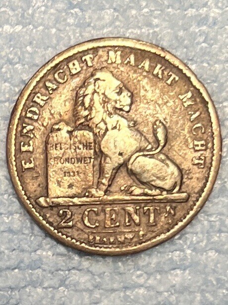 Belgium - 2 centimes 1905 Dutch