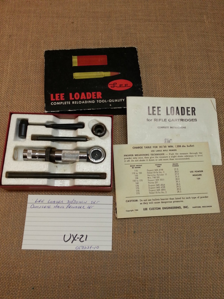 Lee Precision Handloader Kit for 30-30 Rifle Cartridges