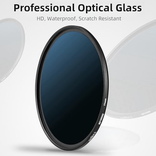 ND100000 Filter, Slim 16.6-Stop Fixed Neutral Density ND Filter for Camera 82mm
