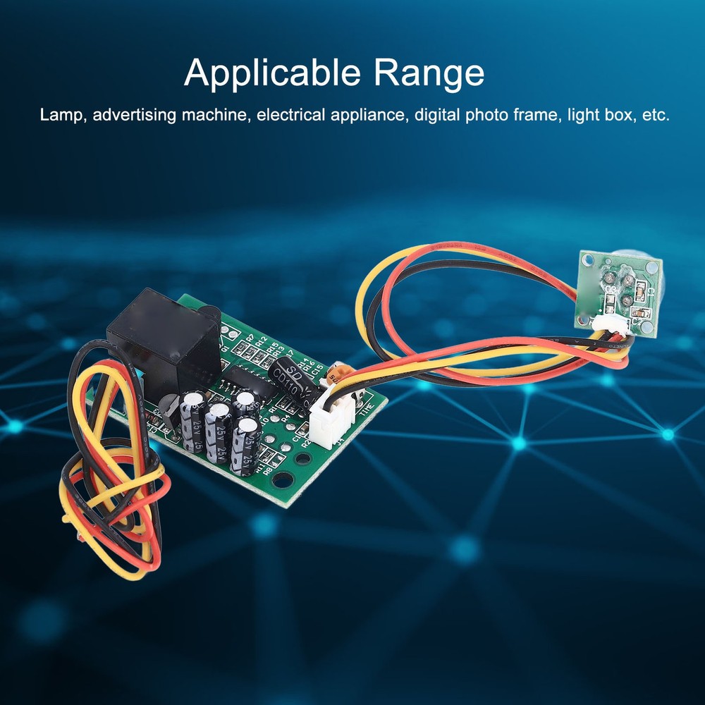 DC 12V PIR Human Motion Sensor Module Relay Output Split Type Infrared Sensing