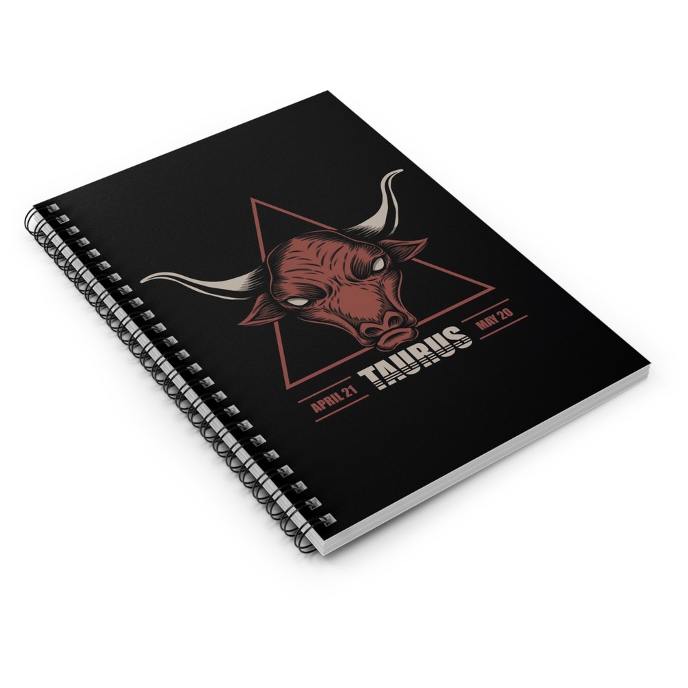 Taurus Zodiac Spiral Notebook | Astrological Notebook
