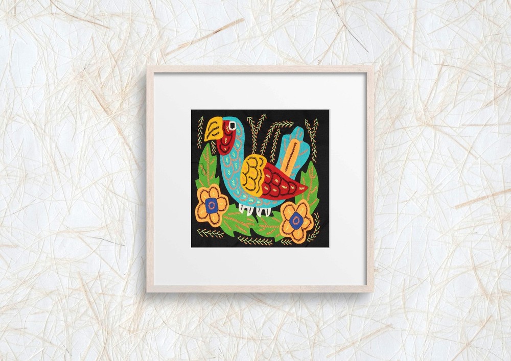 Multicolor Red And Blue Molita