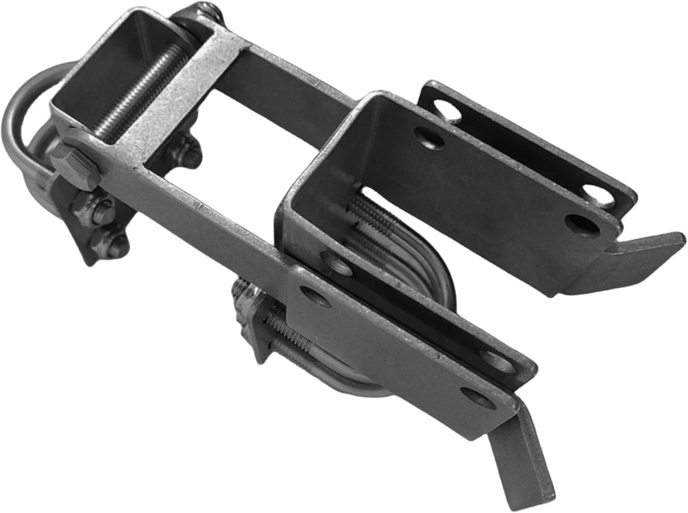 Double Gate Latch for 1-3/8" Gate Frames, Farm Gate Latch Strong for Swing Gates