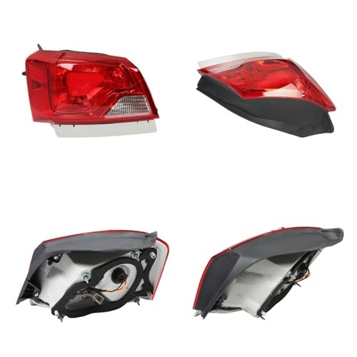 Tail Light Rear Light Assembly Outer Left Side Clear Lens Replacement for