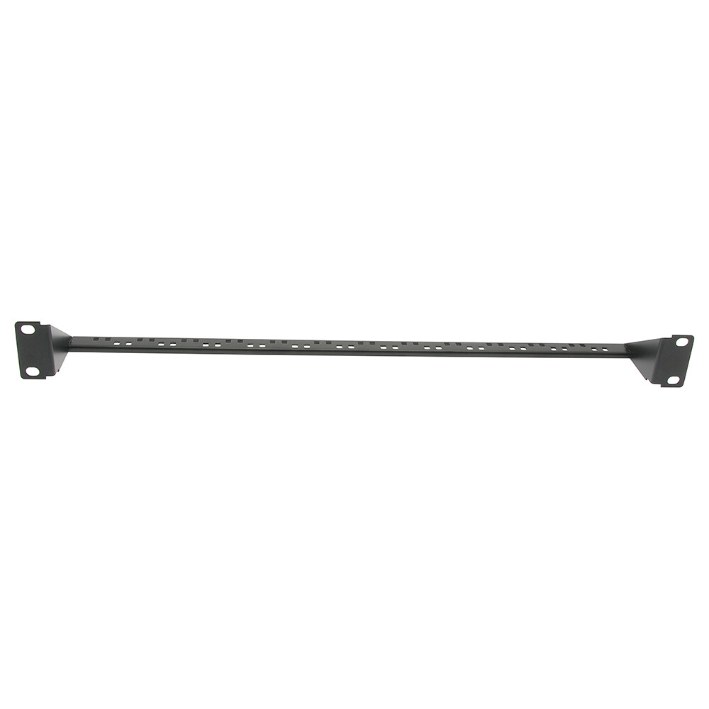 19 inch 1U Support Bar Black