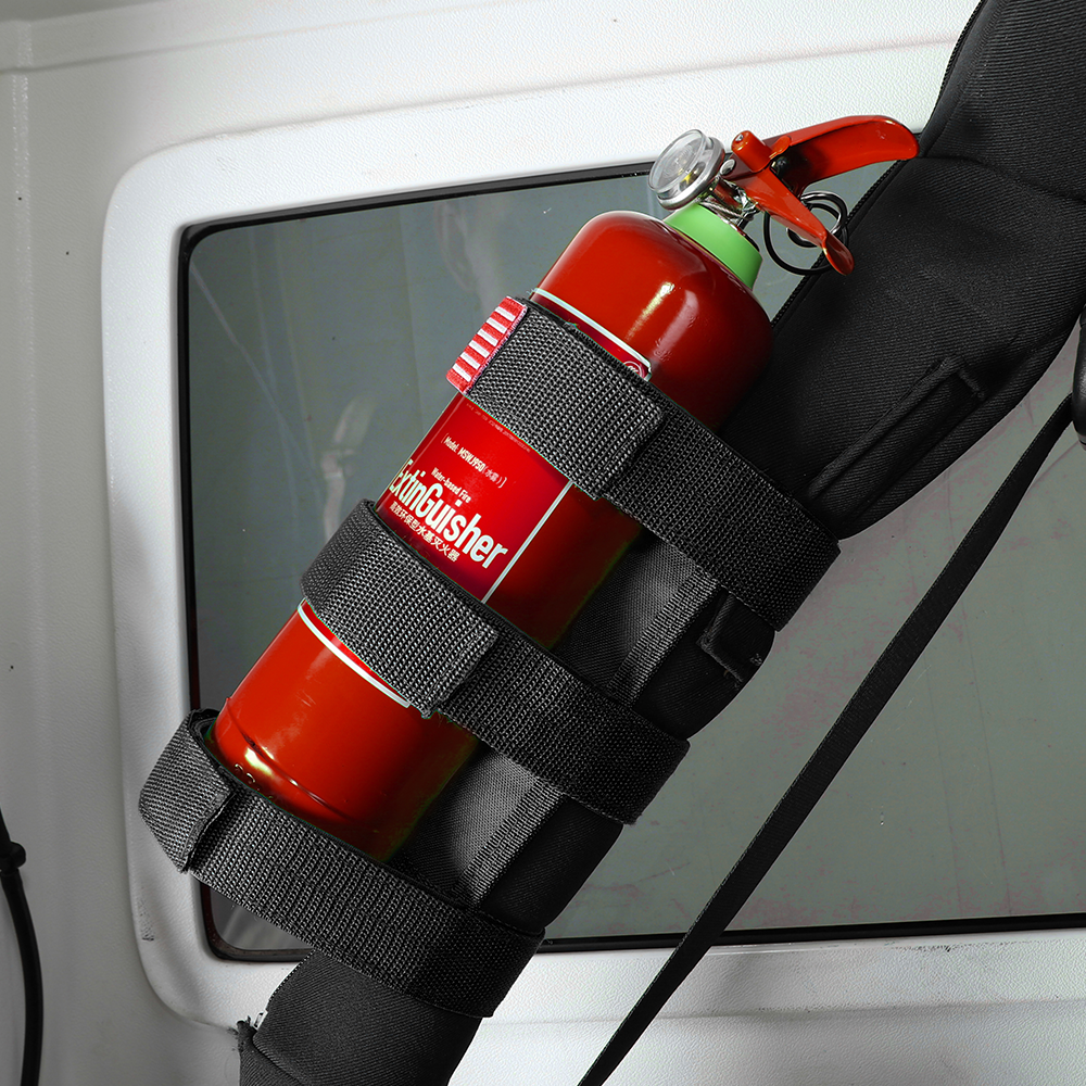 1x Roll Bar Fire Extinguisher Holder Mount Bracket Adjustable for Jeep Wrangler