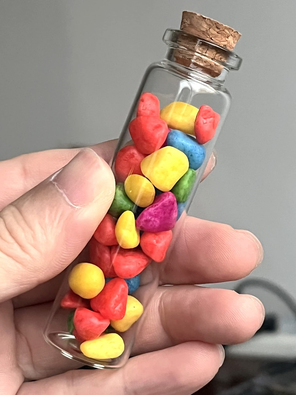 20ml Small Glass BottlesTiny Glass Vials,Jars with Cork Stoppers,Message Bottles