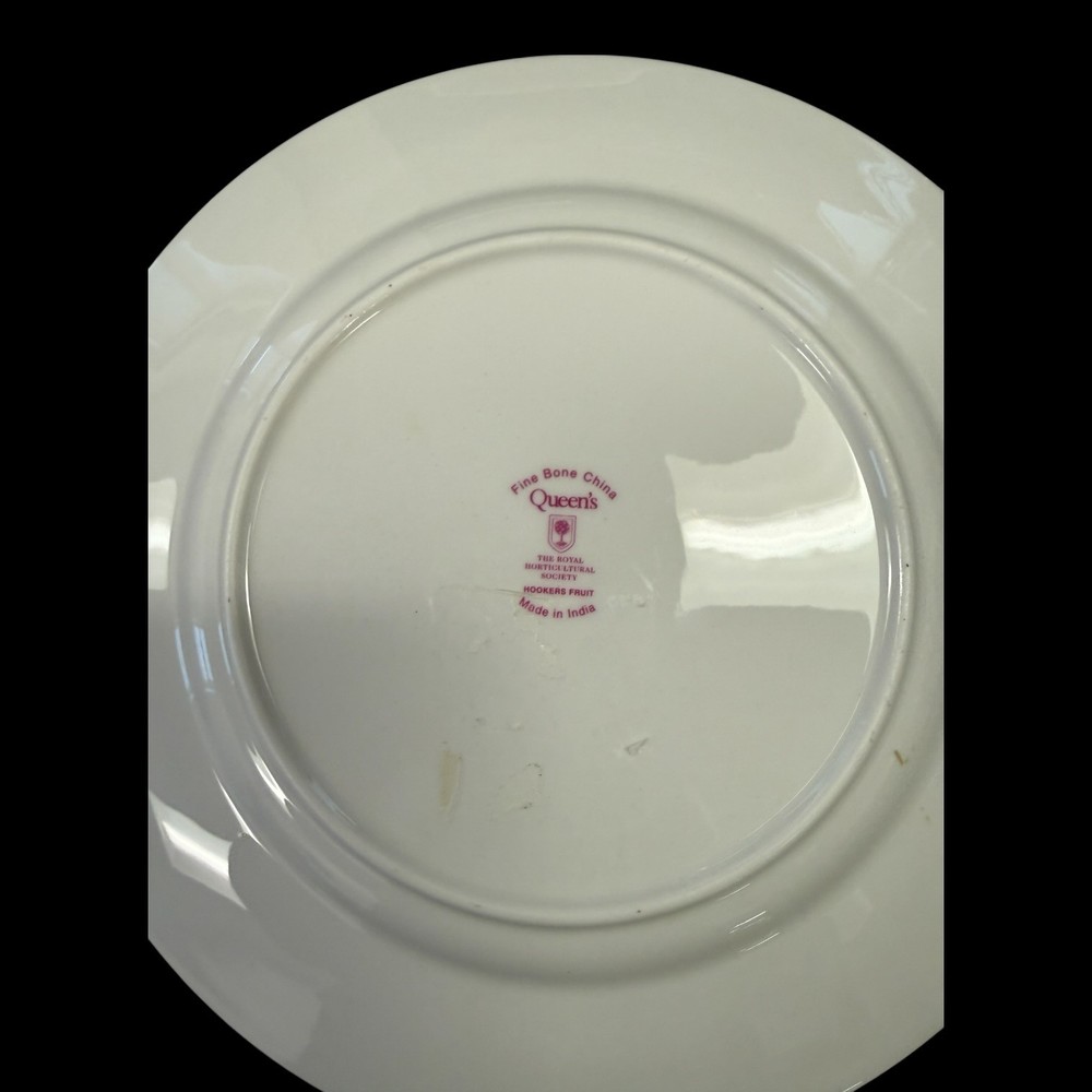 Queen's "Hookers Fruit" Dinner Plates Set of Six
