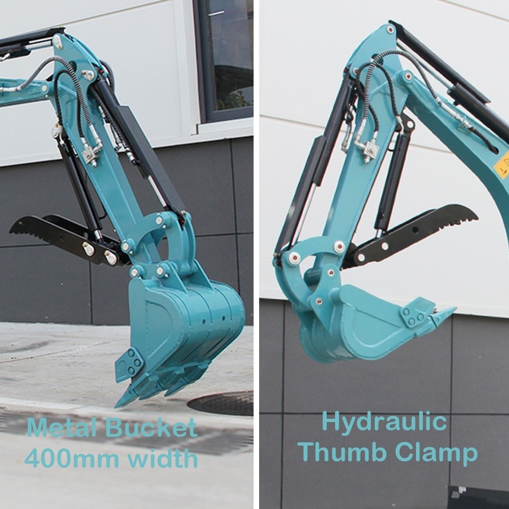 2.5ton Mini Excavator Side Swing Extendable Crawler Diggers Kubota D902 Engine