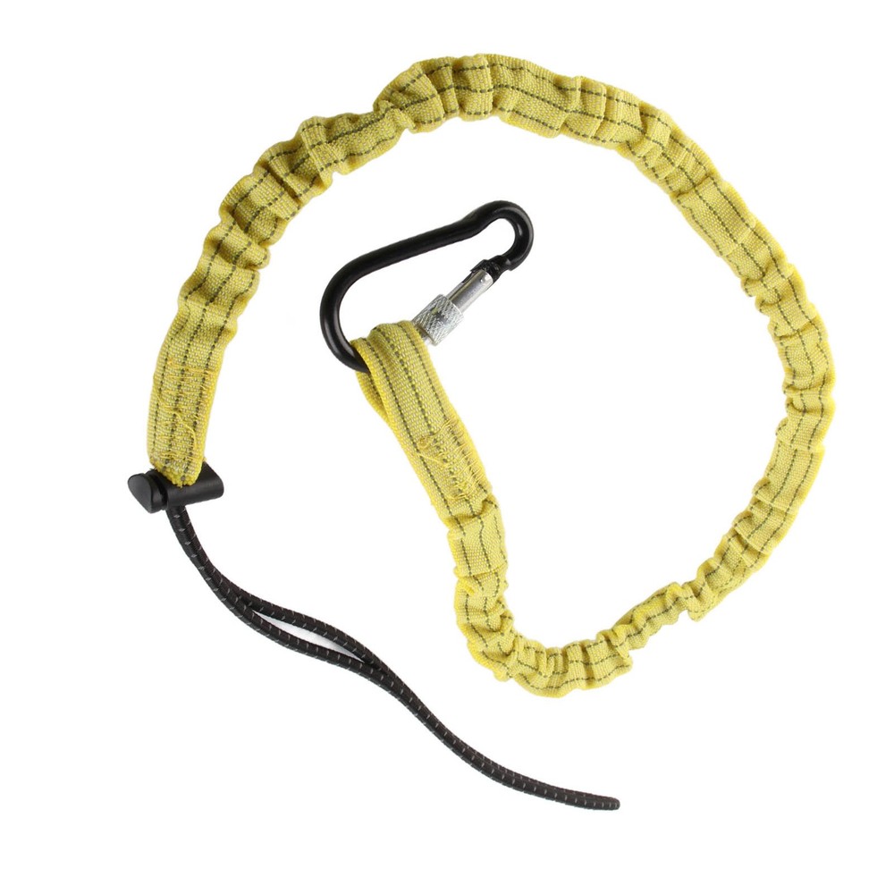 Yellow Tool Safety Tether Nylon Tool Lanyard Climbing Rope For Construction
