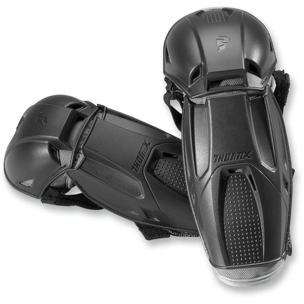 Thor Quadrant Elbow Guards (One Size Fits Most, Black)