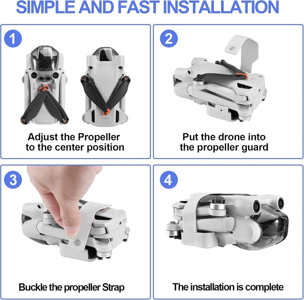 DJI Mini 3 Propeller Protector - Lightweight Guard for Safe Transport & Storage