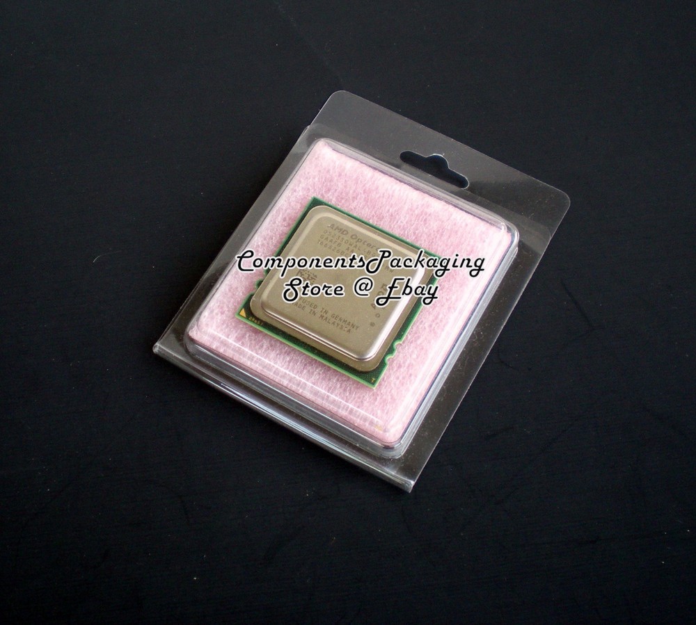 120 AMD Ryzen Processor CPU Clamshell Case for Socket AM4 with Anti Static Foam