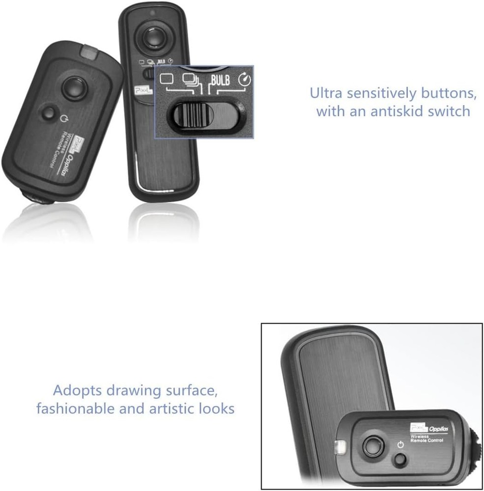 Pixel RW221-E3 Camera Remote Shutter Release Wireless Radio Control Compatible