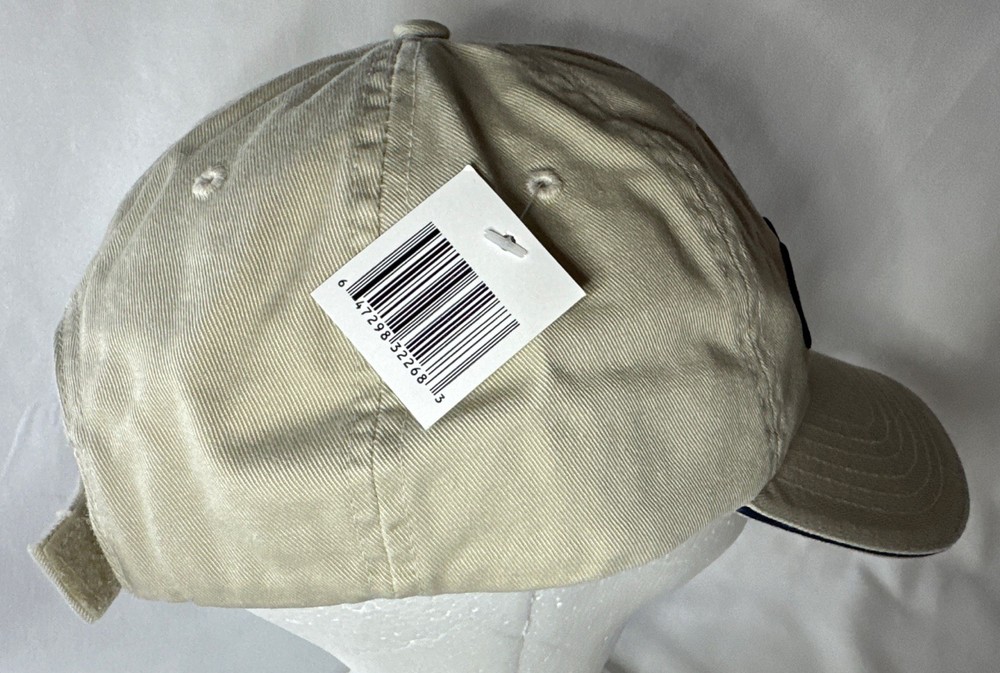 Noodle Long & Soft Strapback Hat Beige One Size Embroidered Maxfli NWT