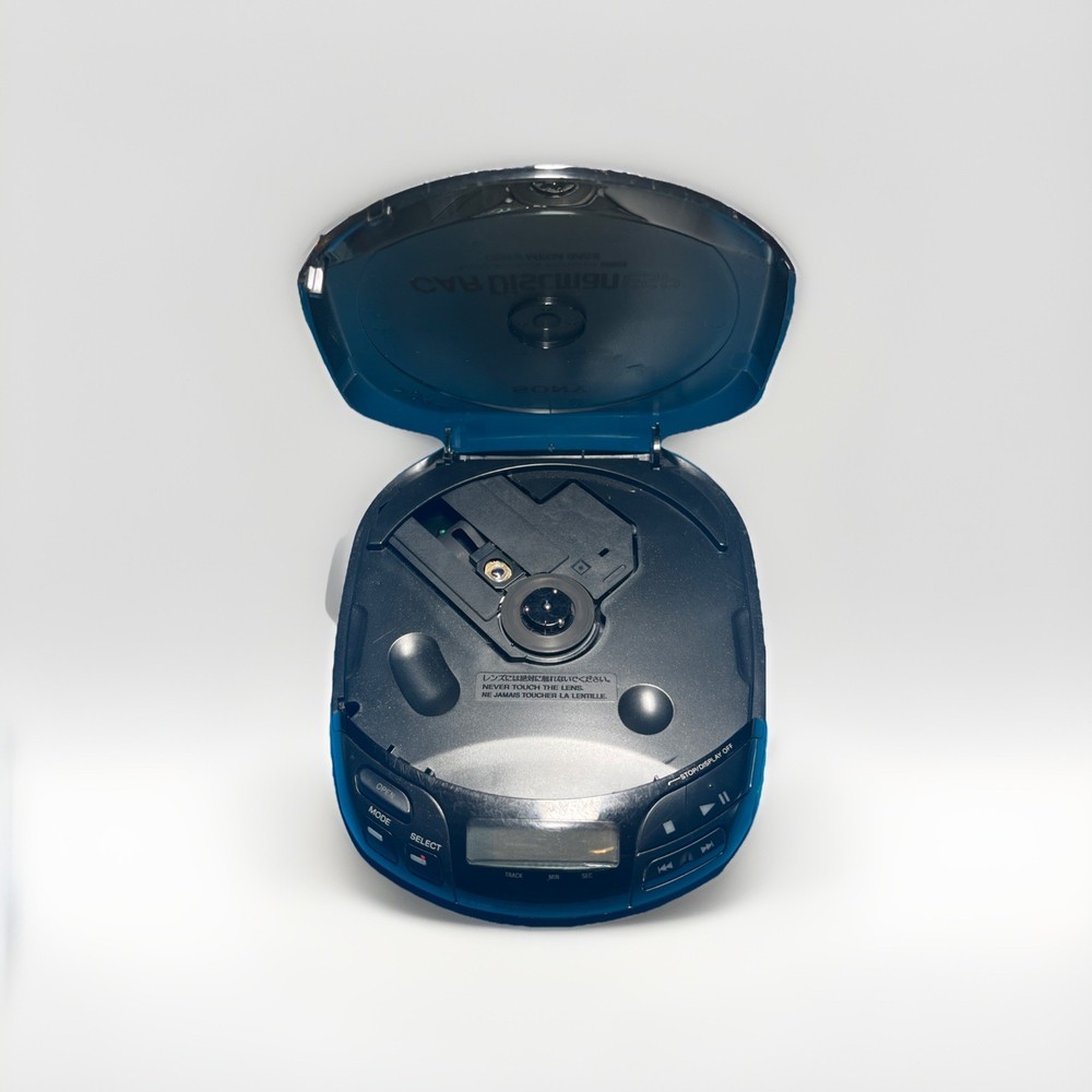 SONY Discman D-835K Portable CD Player, Tested, Serviced, Fully Working Bundle