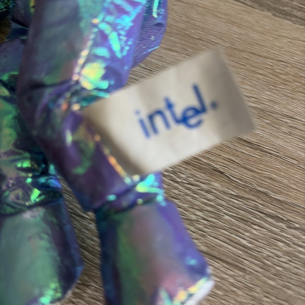 Vintage Intel Inside BUNNY PEOPLE 1997 Pentium II Processor IT Computer Plush 8”